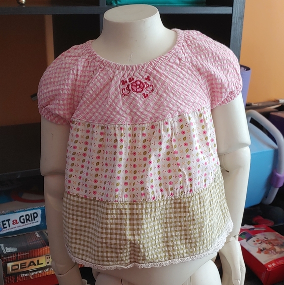 Little Me Other - Seersucker 18 month tee